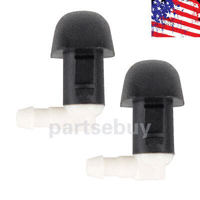 2pcs Front Windshield Washer Nozzles Jet For Honda Pilot 3 5L V6 76810