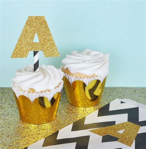 Metallic Gold And Silver Foil Cupcake Wrappers Set Of 12