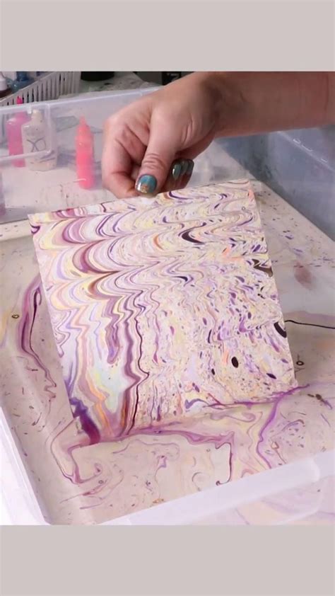 What Is Water Marbling Water Marbling Marble Paper Art What Is Water