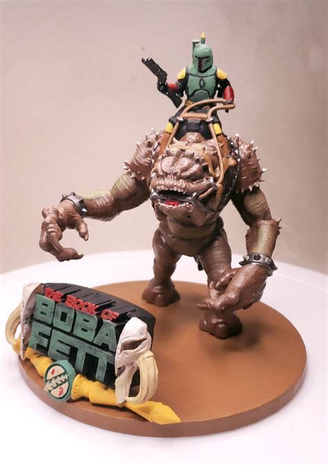 Boba Fett Riding Rancor Book Of Boba Fett Star Wars Fan Art Etsy