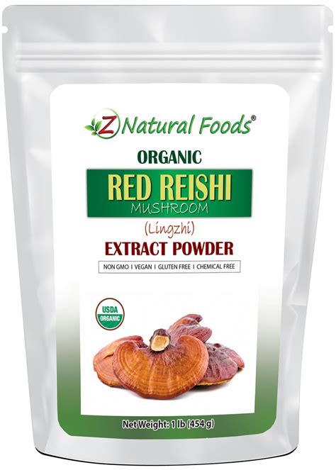 Red Reishi Mushroom Extract Powder Lingzhi Organic