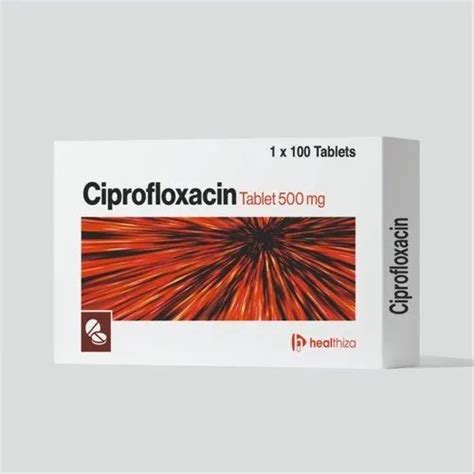 Ciprofloxacin Tablet 500 Mg At ₹ 450box Ciprofloxacin Hcl Tablets In