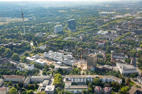 Luftaufnahme Dortmund Stadtansicht Des Innenstadtbereiches Ost In