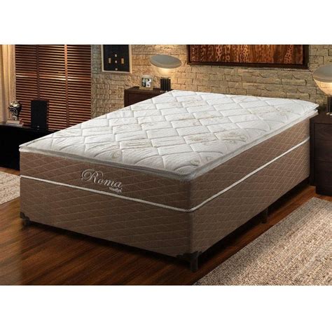 Cama Box Casal Umaflex Italia Pilow Top E Molas Ensacadas Pontofrio