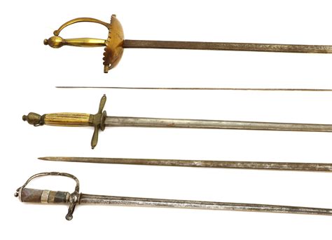 Lot 91 A Collection Of Rapiers