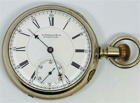 1883 1899 Howard Model Series Vii N Pocket Watch Hamilton Skelton Case