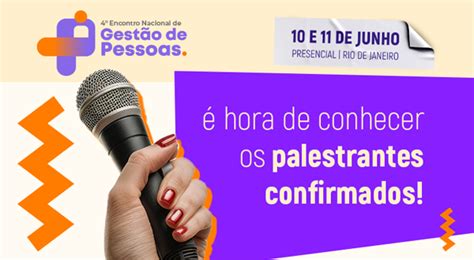 Confira os palestrantes confirmados para o 4º Encontro Nacional de