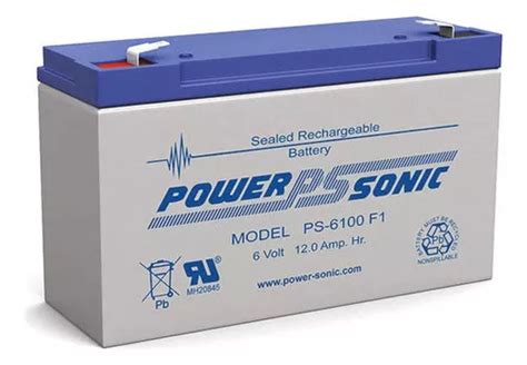 Bateria Power Sonic Agm Ps F V Ah Meses Sin Intereses