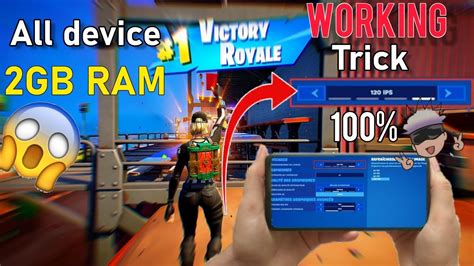 Tuto Comment Booster Ses Fps Sur Fortnite Mobile Trick No Fake YouTube