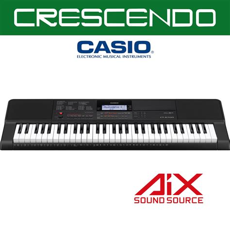 Casio Ct X Fa Ct X Series Keys Standard Keyboard Black Includes