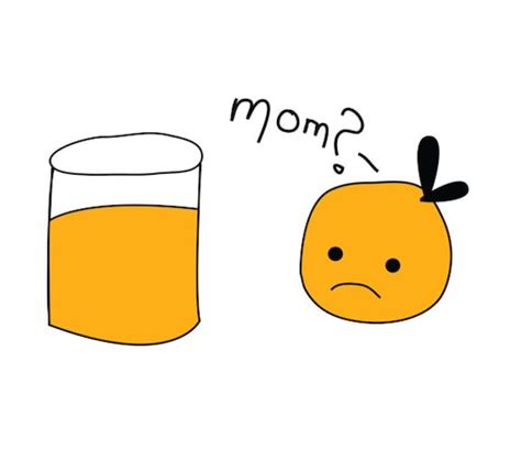 Mom Orange Juice Funny T Shirt Etsy