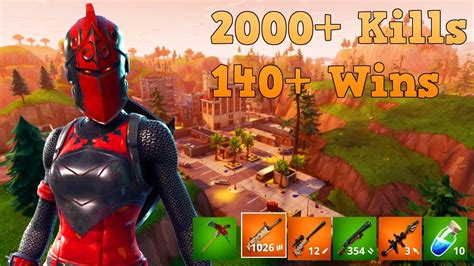 FORTNITE 140 WINS 2000 KILLS LEVEL 100 GRIND PS4 ROAD TO 650