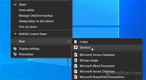 How To Create A Desktop Shortcut To Lock Windows 10