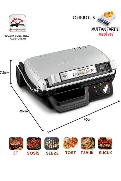 Tefal Supergrill Xl Premium Elektrikli Izgara Ve Tost Makinesi D K M