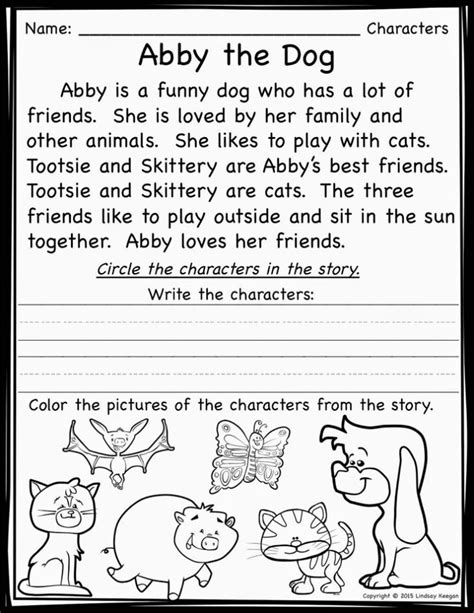 Free Printable Story Elements Worksheets-159 | Lyana Worksheets