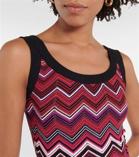 Zig Zag Knit Tank Top In Multicoloured Missoni Mytheresa