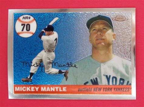 Topps Chrome Mickey Mantle Mantle Home Run History Pick Your