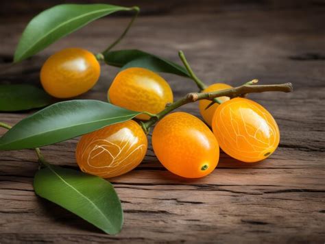 Premium Photo | Interesting image of a kumquat fruit