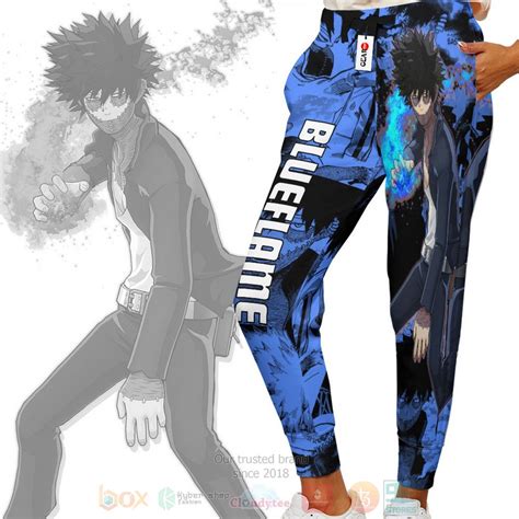 Hot Dabi My Hero Academia Blue Flame Anime Jogger Pants Express Your Unique Style With