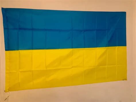 Drapeau Ukraine Ukrainian Flag 145 Cm X 90 Cm Eur 549 Picclick Fr