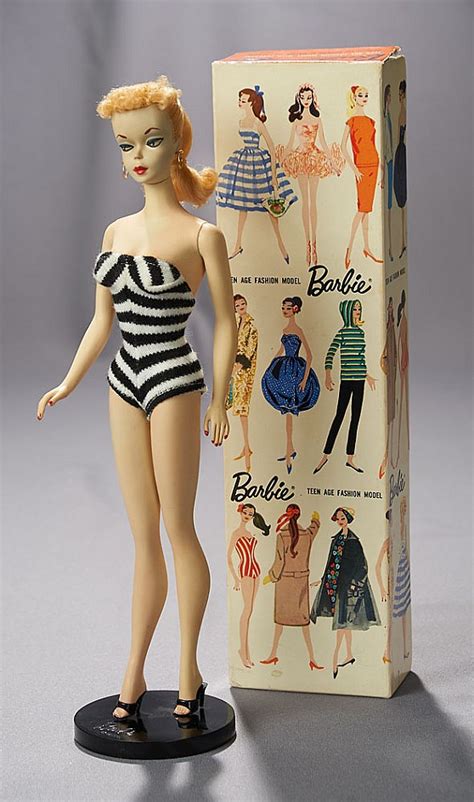 American Blonde Ponytail Barbie With Original T M Stand