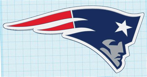 New England Patriots Logo by ar3Dprints | Download free STL model ...