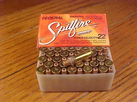 Box Federal Spitfire Hyper 22 Lr Hollow Point Picture 1