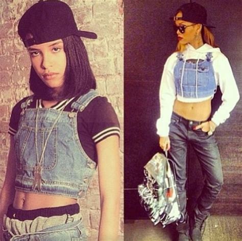 Aaliyah And Rihanna