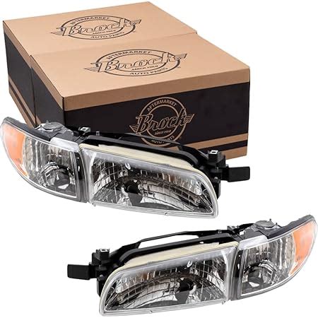 Amazon Gold Shrine For Pontiac Grand Prix Headlights Lamps Set