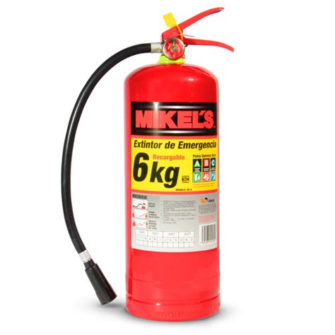 Extintor De Emergencia 6 Kg Grupo Mikel S