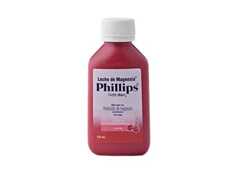 LECHE DE MAGNESIA PHILLIPS CEREZA SUSPENSION X 120ML