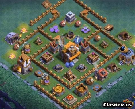 [builder Hall 5] Bh5 Farm Trophy Base 75 [with Link] [6 2021] Farming Base Clash Of Clans