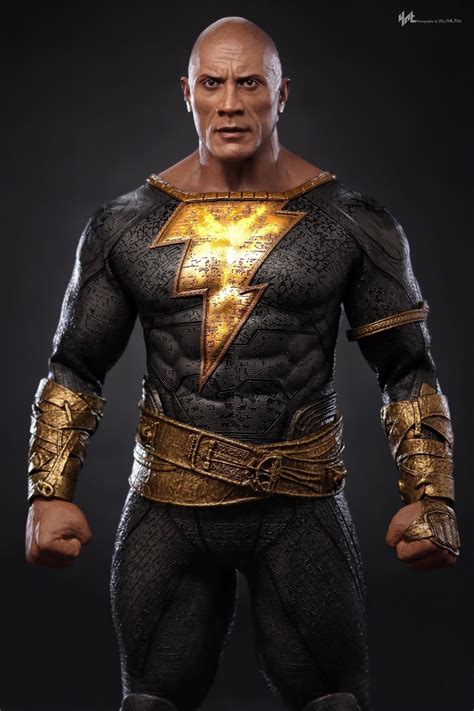 Hot Toys Figure Black Adam Deluxe Golden Armor Page Collector Freaks Collectibles