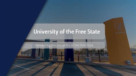 Introducing The University Of The Free State Youtube