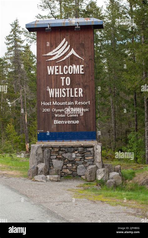 whistler  res stock photography  images alamy