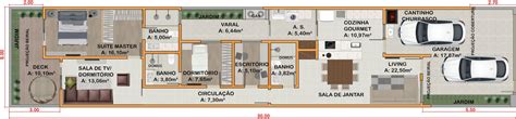 Plantas de Casas 5x25 Garagem Inspirações e Dicas