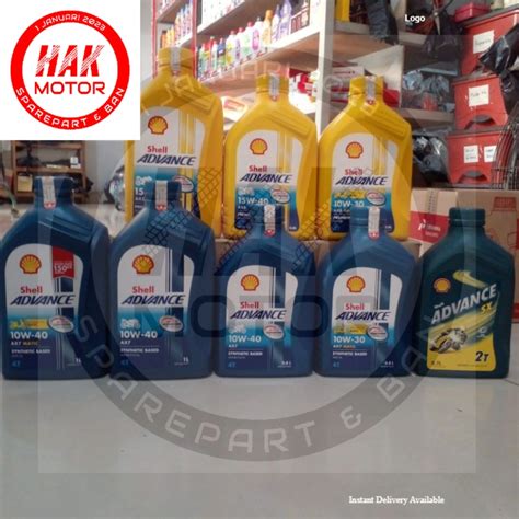 Jual Oli Mesin Motor Bebek Matic Sport Shell Advance Ax Ax Ax Ml