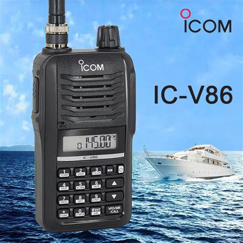 Icom V86 Walkie Talkies High Frequency Walkie Talkie Ai Kemu Walkie Talkie Maritime Ship Vhf