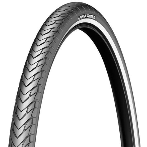 Michelin Preto - Michelin Flanco Reflexivo Protek 700°C X 28 Rígido Pneu, Preto | Bikeinn
