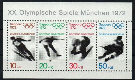 Brd Olympische Spiele M Nchen Block Minr Postfrisch