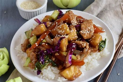 Pork And Pineapple Stir Fry Recipe Pork Stir Fry Boneless Pork Loin