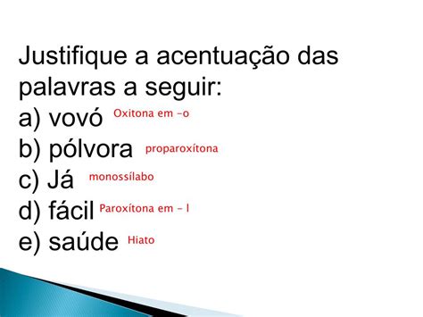 PPT - Paroxítonas terminadas em ditongo PowerPoint Presentation, free