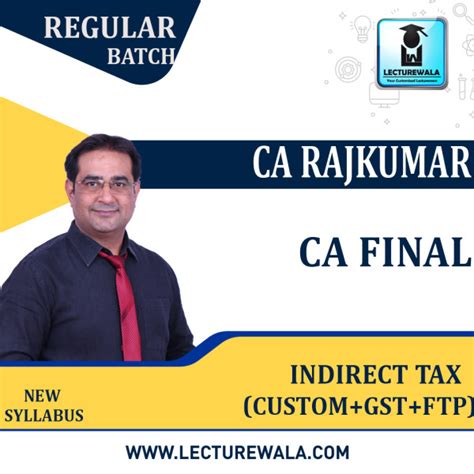 Ca Cma Final Idt Custom Gst Ftp New Recording Course By Ca Rajkumar