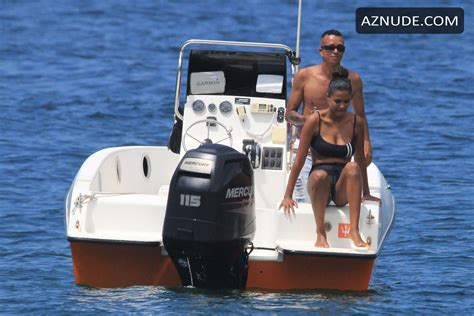 Tina Kunakey Shows Off Her Sexy Bikini Body While On Vacation With Actor Vincent Cassel In Rio