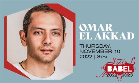 BABEL Author Series Omar El Akkad Kleinhans Music Hall