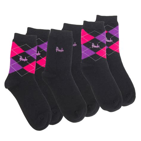 Pringle 2 X 3 Pack Louise Womens Socks In Black Costco Uk