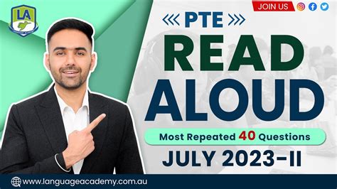 PTE Speaking Read Aloud July 2023 II Exam Predictions Language