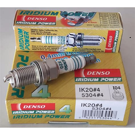 Bugi Iridium Denso IK20/5304 cao cấp cho Kia, Honda, Madza, Toyota, Mer ...