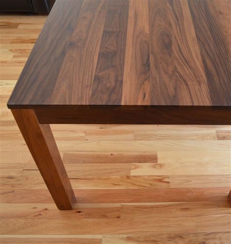 Custom Made Solid Walnut Dining Table by Fabitecture | CustomMade.com