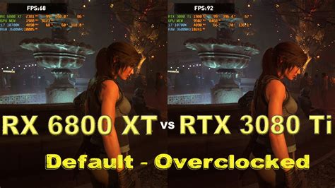 Shadow Of The Tomb Raider Rtx Ti Vs Rx Xt Default Vs